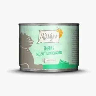 Mjamjam 德國魔力喵 德國製-高蛋白昆蟲+多汁雞肉 鮮肉主食罐 200g